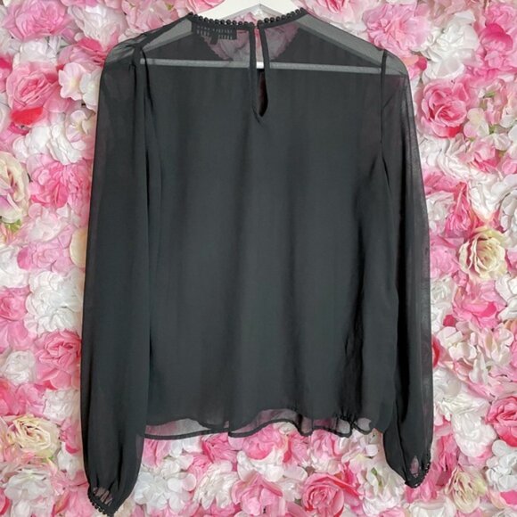 Endless Rose Pleated Blouse Sz S - Picture 3 of 5